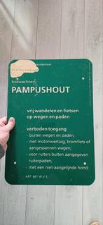 Vintage Staatsbosbeheer Flevoland bord, Verzamelen, Ophalen of Verzenden, Zo goed als nieuw, Reclamebord