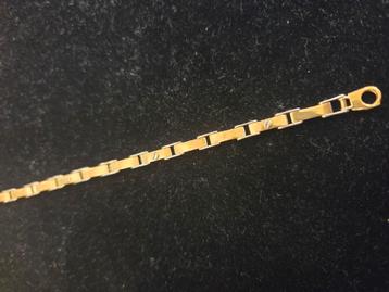 14 k gouden herenarmband 9,7 gram beschikbaar voor biedingen