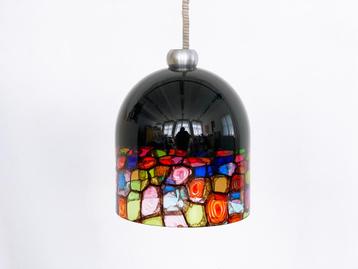 Vintage hanglamp Leucos Massari glas Murano Italiaans design beschikbaar voor biedingen