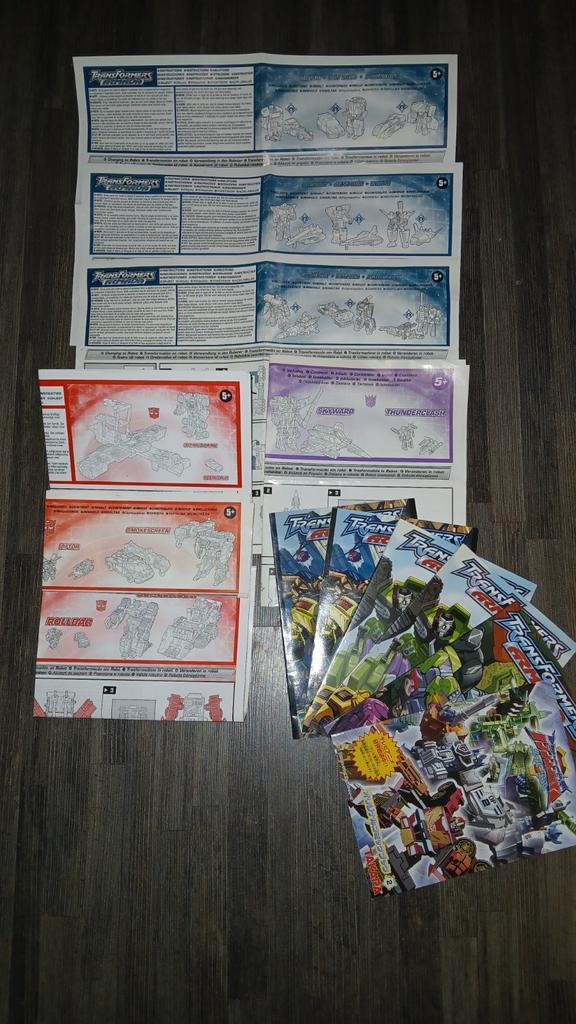 Handleidingen TF Armada en cyberton, Verzamelen, Transformers, Ophalen of Verzenden