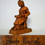 Houtsnijwerk kantkloster kantkloskussen Alain Mariot beeld, Ophalen of Verzenden