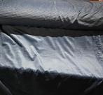 Nicky velours rib stof in de kleur blauw