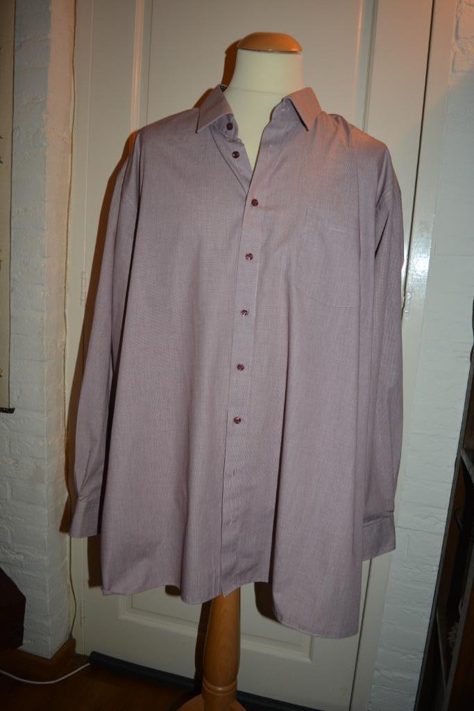 Royal Class, zeer ruim donker rood overhemd, maat 5XL, Kleding | Heren, Overhemden, Zo goed als nieuw, Overige halswijdtes, Rood