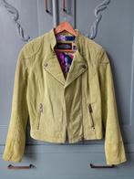 Jacket/ jasje van Eddy's Jackets, maat M, groen leer (suède), Maat 38/40 (M), Ophalen of Verzenden, Zo goed als nieuw, Jasje