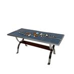 Tegeltafel met 21 tegels, gesigneerd ''Ledu'', Antiek en Kunst, Ophalen of Verzenden