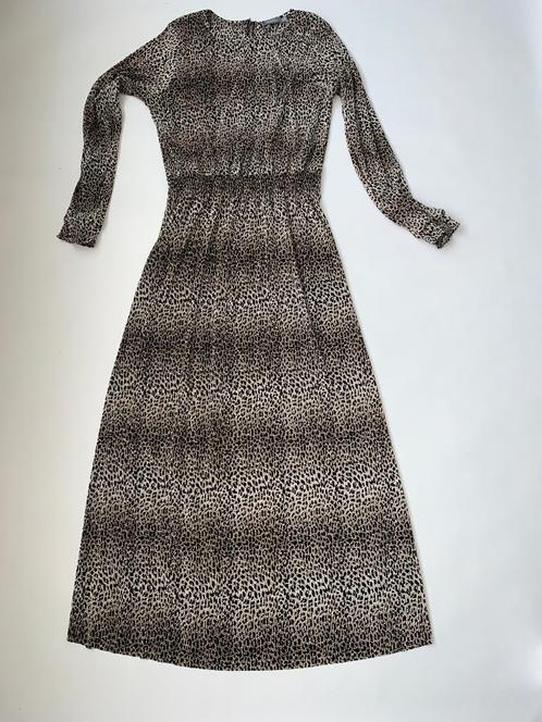 GEISHA Dress Plisse Leopard M *~~nieuw~~*, Kleding | Dames, Jurken, Nieuw, Maat 38/40 (M), Bruin, Ophalen of Verzenden