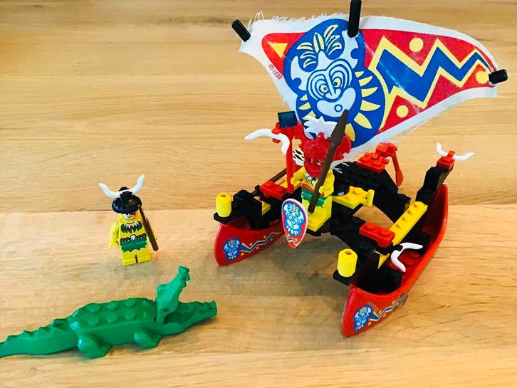 LEGO pirats 6256, piraat,islander catamaran,zie omschrijving, Kinderen en Baby's, Speelgoed | Duplo en Lego, Gebruikt, Lego, Complete set