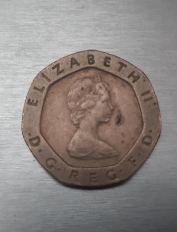 Rare British 20 Pence Coin 1984 beschikbaar voor biedingen