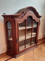 Antiek Houten Wandkastje met Glas, Antiek en Kunst, Ophalen
