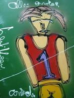 Schilderij kunstenaar Henk Veen - Alles Onder Controle, Ophalen of Verzenden