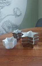 Stervormige schaaltjes - set, Porselein of Keramiek, Schaal, Ophalen of Verzenden, Zo goed als nieuw