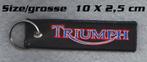 TRIUMPH logo Sleutelhanger voor Speed triple Tiger Bonnie, Verzenden, Nieuw