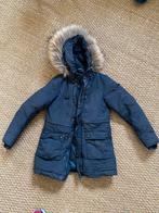 Airforce warme stevige winterjas donkerblauw maat 8 / 128, Gebruikt, Jongen of Meisje, Ophalen of Verzenden, Airforce