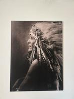 Sepia Canvas: Indiaanse Chief, Antiek en Kunst, Ophalen