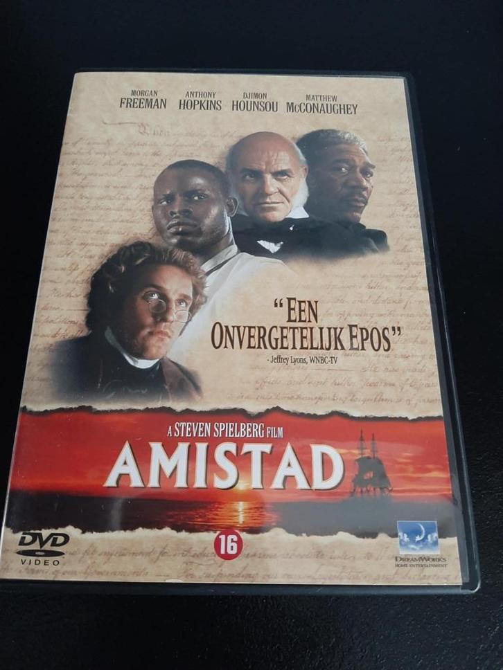 Amistad, Matthew MC Conaughey, Anthony Hopkins, David Paymer, Cd's en Dvd's, Dvd's | Drama, Gebruikt, Waargebeurd drama, Vanaf 16 jaar