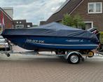 Zeer nette quicksilver + 60 pk + geremde trailer, Watersport en Boten, Ophalen, Zo goed als nieuw, 3 tot 6 meter, Buitenboordmotor
