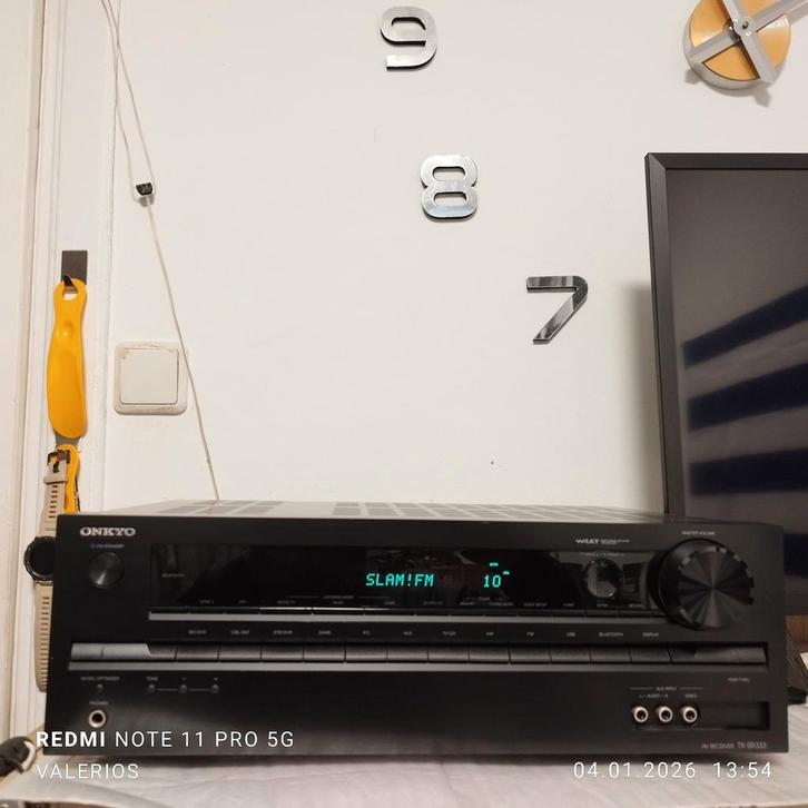 Onkyo TX-SR333 Receiver - Zo goed als nieuw!, Audio, Tv en Foto, Versterkers en Receivers, Zo goed als nieuw, 5.1, 60 tot 120 watt