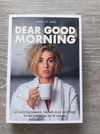 Lienke de Jong - Dear good morning Nederlands boek - 2020, Ophalen of Verzenden, Zo goed als nieuw, Lienke de Jong