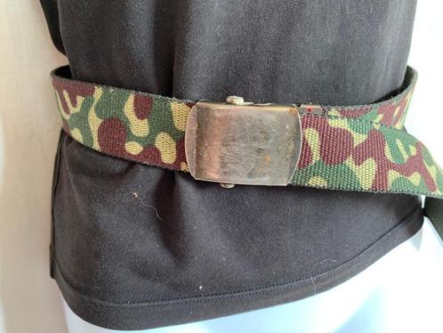 Tropenkoppel riem legerkleurig met schuifgesp, Kleding | Dames, Riemen en Ceinturen, Zo goed als nieuw, 80 tot 90 cm, 3 tot 5 cm