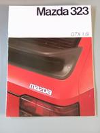 Mazda 323 GTX 1.6 i [ 11 / 1985 ] 18 pag., Verzenden, Zo goed als nieuw, Mazda