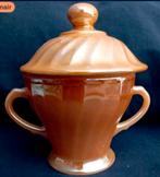 ANCHOR HOCKING-FIRE KING 'Peach Lustre' suikerpot., Ophalen of Verzenden