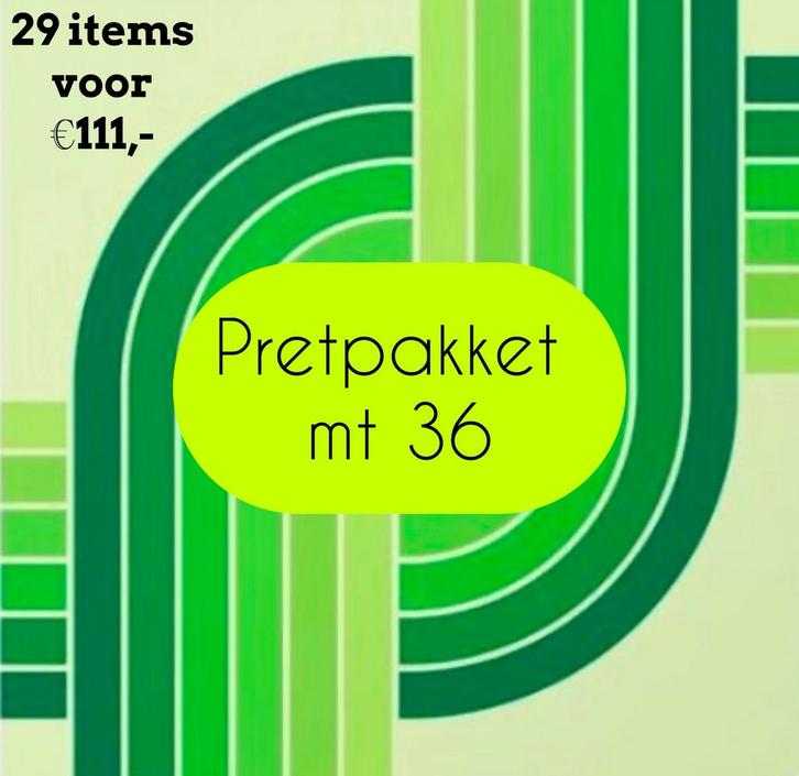 Vintage pretpakket dameskleding mt 36, Kleding | Dames, Dames-kledingpakketten, Gedragen, Maat 36 (S), Verzenden