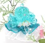 Zeer mooie kristal koets bruiloft taarttopper., Hobby en Vrije tijd, Ophalen of Verzenden, Nieuw, Versiering, Geboorte of Huwelijk