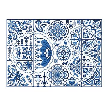 Borduurpakket Turkish Delight - Nieuw! 43 x 32 cm 14CT Aida  beschikbaar voor biedingen