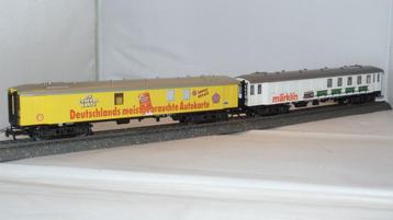 Marklin tentoonstel-wagons 4121/4122 nieuw in OVP (#634) beschikbaar voor biedingen