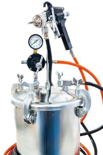 te koop compressor verf spuitdruktank. beschikbaar voor biedingen