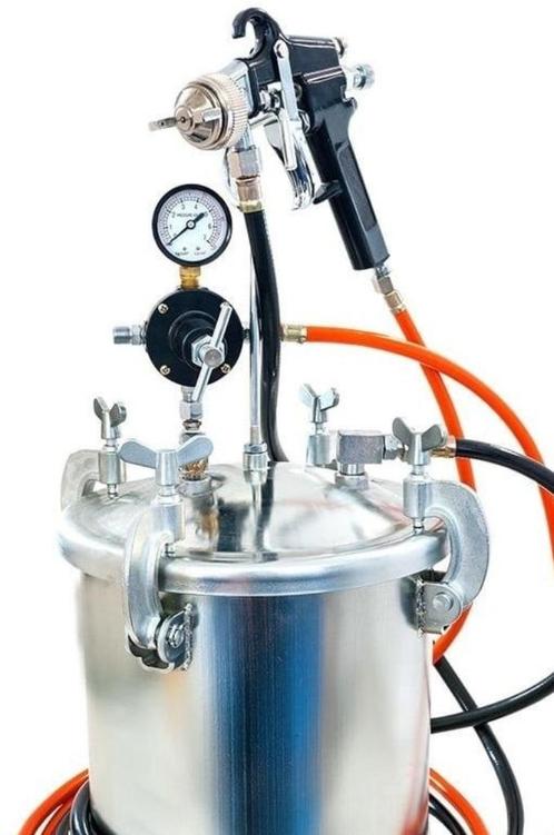te koop compressor verf spuitdruktank., Doe-het-zelf en Verbouw, Compressors, Zo goed als nieuw, Minder dan 6 bar, Minder dan 25 liter