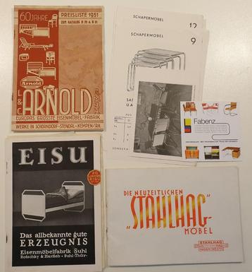Bauhaus buisframe meubels catalogi jaren 30 beschikbaar voor biedingen