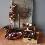 Oude houten bestekbak aardewerk vorm bakvorm tulband Etage3, Gebruikt, ., Ophalen of Verzenden, .
