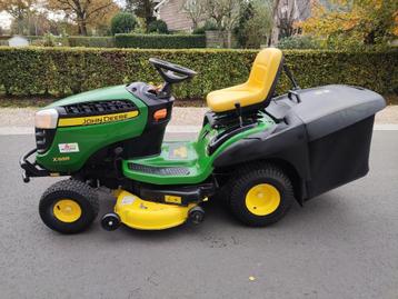 JOHN DEERE zitmaaier (type X155R, 18 pk V-Twin, i.z.g.s.!) beschikbaar voor biedingen