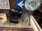 Cocktailstoeltje bruin - N3511, Huis en Inrichting, Fauteuils, Ophalen of Verzenden, Minder dan 50 cm
