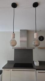 Hanglampen terrazzo - 2 stuks, Ophalen, Zo goed als nieuw, Overige materialen, Minder dan 50 cm