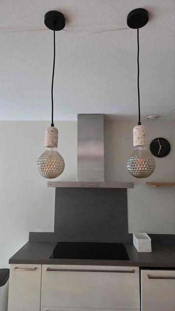 Hanglampen terrazzo - 2 stuks  beschikbaar voor biedingen