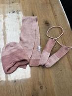 Sjaal, muts en handschoenen roze maat 74-80 merk prenatal, Kinderen en Baby's, Babykleding | Mutsen, Sjaals en Wanten, Setje, Meisje