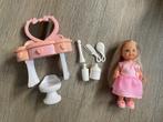 Vintage make-up tafel en accessoires Barbie, Gebruikt, Ophalen of Verzenden, Barbie