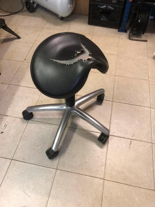 Zwarte Bureaukruk, Huis en Inrichting, Bureaustoelen, Gebruikt, Bureaukruk, Zwart, Ergonomisch, Ophalen
