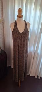 Jersey halterjurk LOGG van H&M  maat M, Ophalen of Verzenden, Zo goed als nieuw, Bruin, Onder de knie