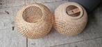Rotan Lampenkappen Jysk SIGVARD, Ophalen, Beige, Rond, Zo goed als nieuw