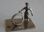 MIniatuur zilver Ei30 hoepelen zilveren miniaturen, Antiek en Kunst, Verzenden, Zilver