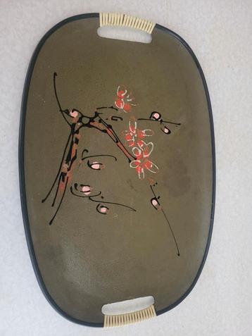 Vintage Dienblad met  Chinese bloemenmotief beschikbaar voor biedingen