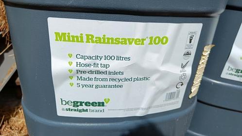 4x antraciet Regenton 100 liter NIEUW 38x38,x95, Tuin en Terras, Regentonnen, Nieuw, Kunststof, 75 tot 150 liter, Ophalen
