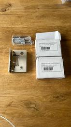 2 Rvs douche scharnieren * nieuw *, Ophalen of Verzenden, Nieuw, Rvs, Scharnier