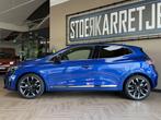 Renault Clio 1.0 TCe 90 PK techno | Groot Navi | Bose | 360, Auto's, Voorwielaandrijving, Gebruikt, Zwart, Blauw