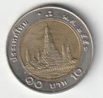 10  bath  2008  Thailand. km. 227 a  ( 0,75 euro. ), Postzegels en Munten, Munten | Azië, Ophalen of Verzenden, Zuid-Azië, Losse munt