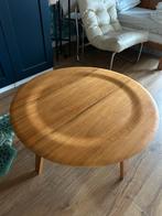 Replica Eames molded plywood koffietafel (salontafel), Huis en Inrichting, Tafels | Salontafels, Ophalen, 100 tot 150 cm, Rond