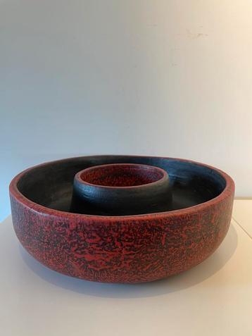Jelle Quint Keramiek NL | grote Ikebana schaal | 1985-2010 beschikbaar voor biedingen